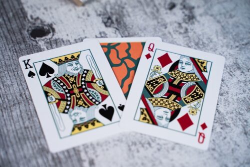 Baraja de cartas llamativa para trucos de magia o coleccionismo
