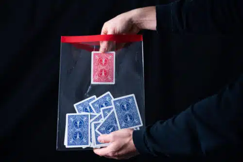 Bolsa transparente de magia para hacer forzajes dobles