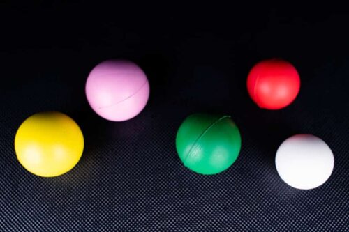 Colores bolas de manipulación magia