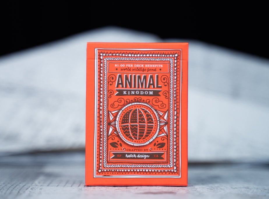 Comprar baraja de cartas Animal Kingdom naranja