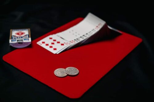 Comprar tapete para magia de cerca con cartas
