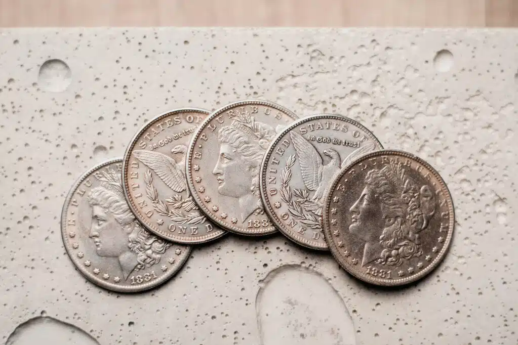 Dólar Morgan de EEUU para trucos de magia con monedas