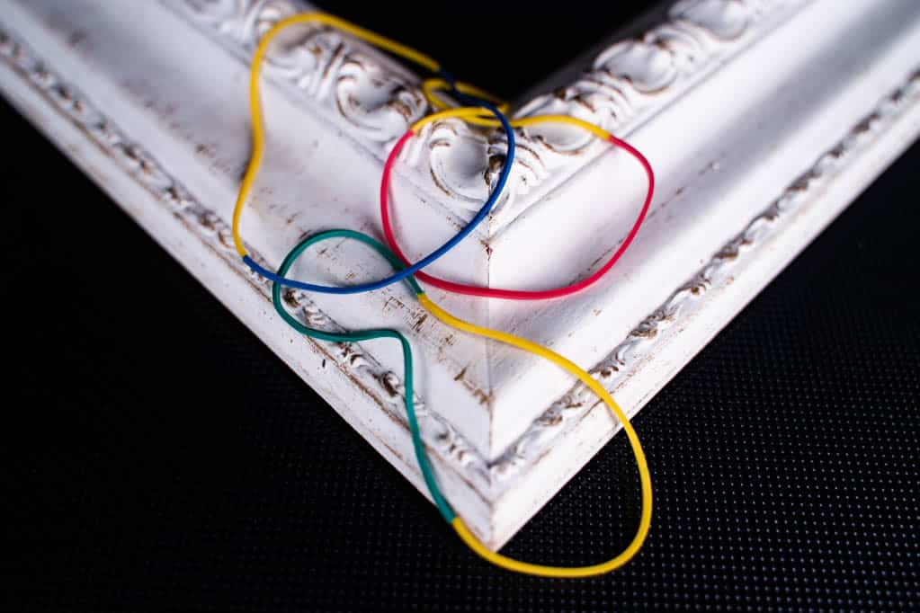 Gomas elasticas de colores con trucaje para trucos de magia