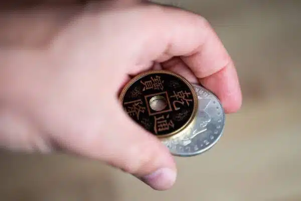Hopping Half - Dólar Morgan y Cobre Liberty Cambio Monedas