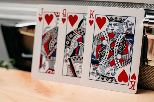 Naipes de poker para juegos de mesa y magia premium