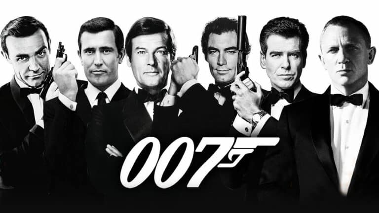 Todos los James Bond 007 de la historia te enseñan un truco de magia