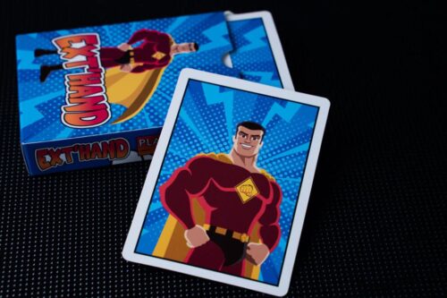 Truco de magia con cartas de superman